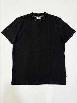 1. Solid color T-shirt with logo Black