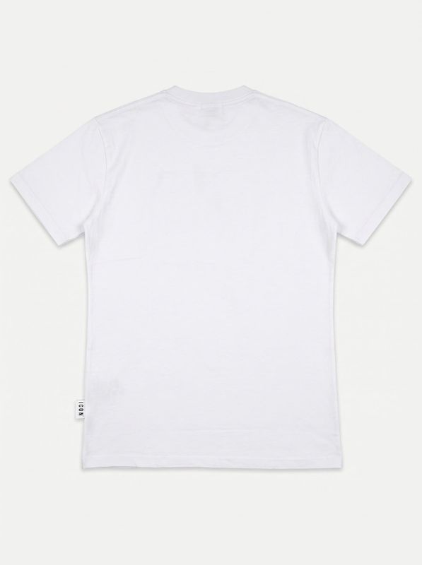 2. T-shirt logata Bianco Icon iut037
