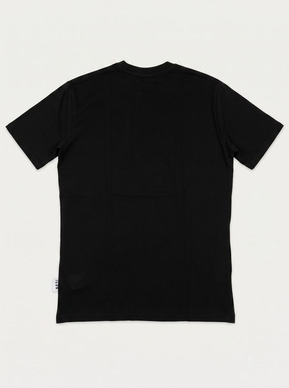 2. T-shirt logata Nero-Lime Icon iut037