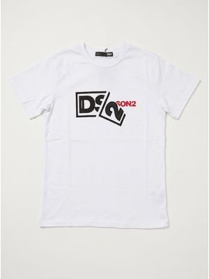 1. Solid color T-shirt with central logo White