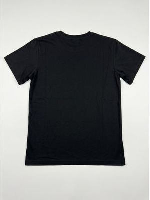2. One-color T-shirt with side logo Black