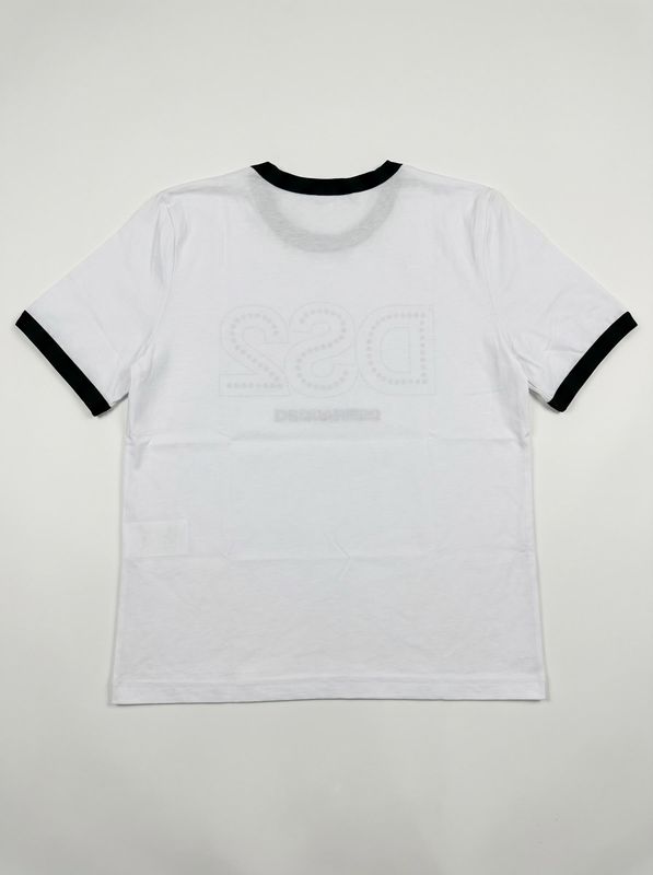 2. T-shirt logata Bianco DS2 ss26w522