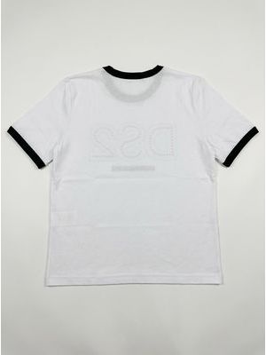 2. T-shirt logata Bianco