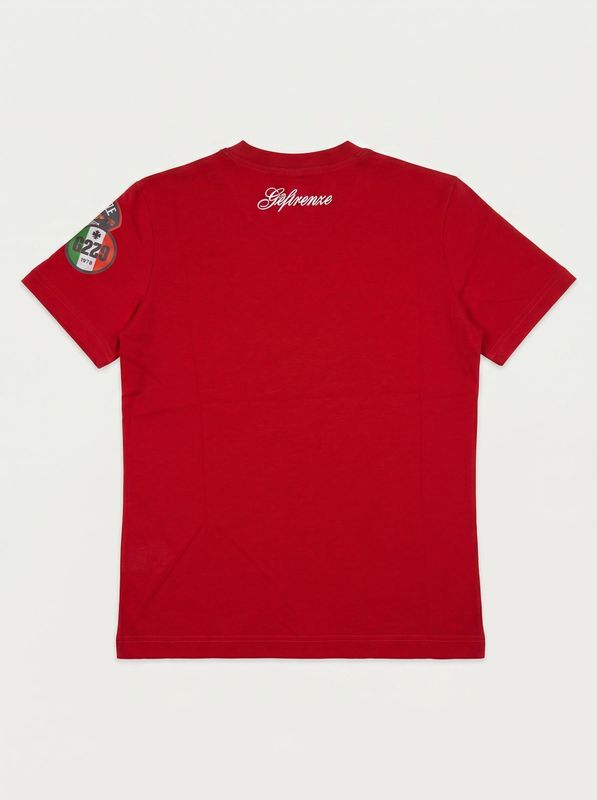 2. Logo T-shirt Red G2 Firenze shield