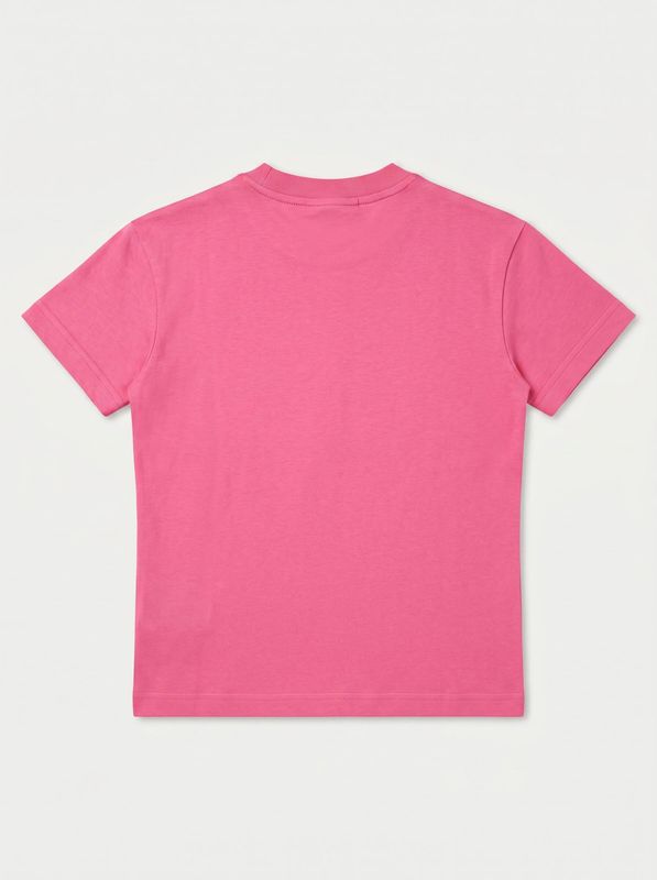 2. Logo T-shirt Fuchsia Palm Angels pgaa002s26jer003