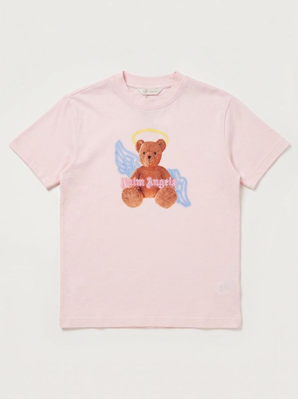 T-shirt logata Rosa Palm Angels