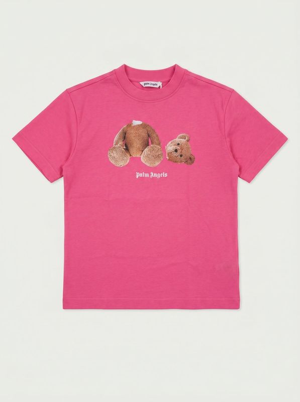 Logo T-shirt Fuchsia Palm Angels
