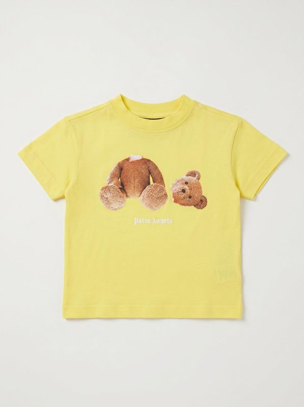 Logo T-shirt Yellow Palm Angels