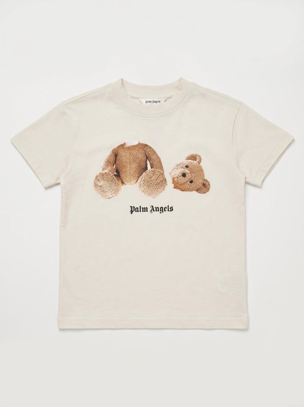 Logo T-shirt Cream Palm Angels