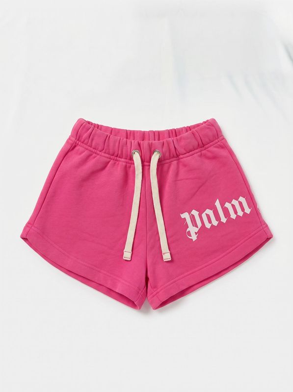 Logo shorts Fuchsia Palm Angels