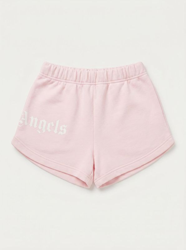 2. Shorts logati Rosa Palm Angels pgci005s26fle002
