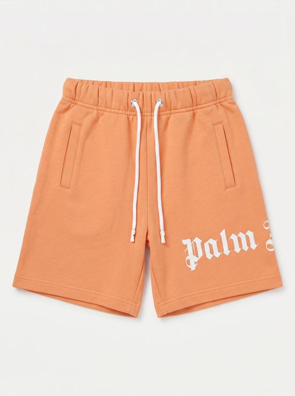 Logo Bermuda shorts Orange Palm Angels