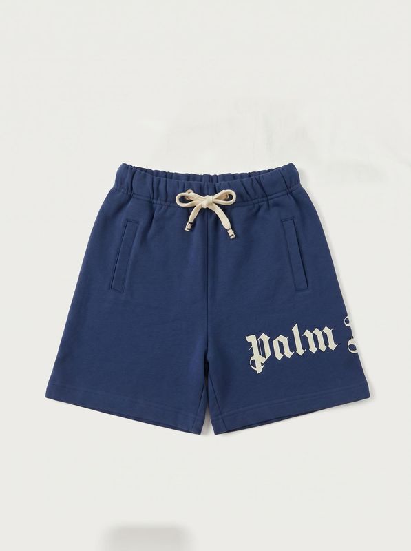 Logo Bermuda shorts Blue Palm Angels