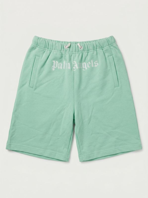 Logo Bermuda shorts Green Palm Angels