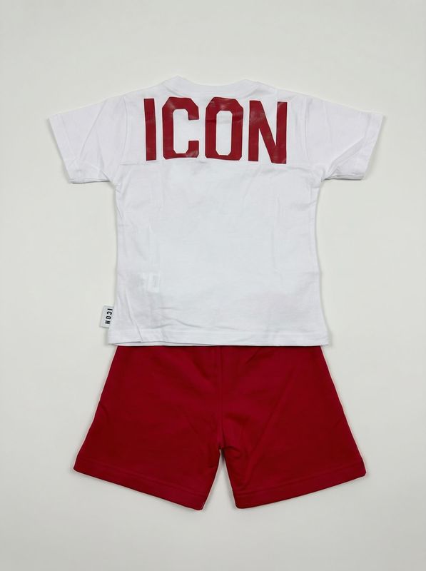 2. Logoed set White-Red Icon inbfs001213