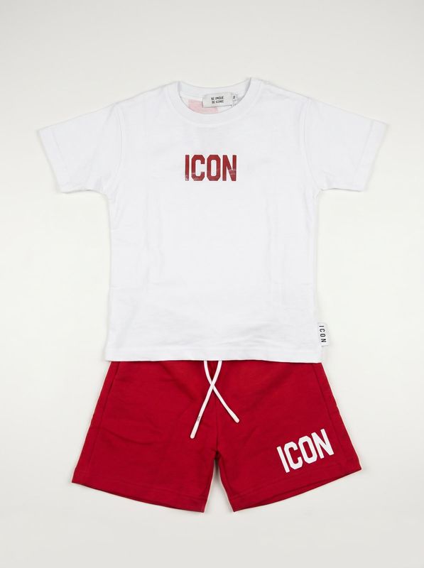 Logoed set White-Red Icon