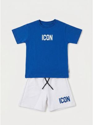 1. Logoed set Royal White