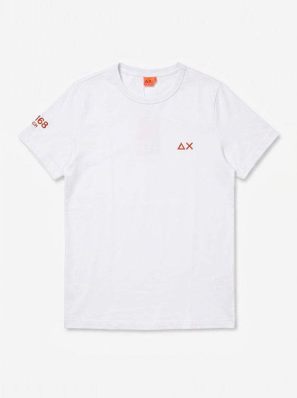 1. Logo T-shirt White Sun68 t36340