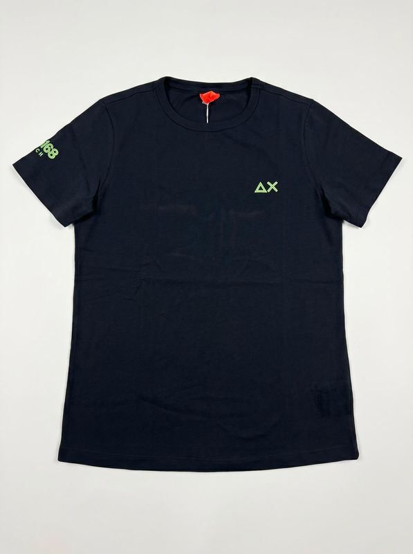 1. Logo T-shirt Blue Sun68 t36340