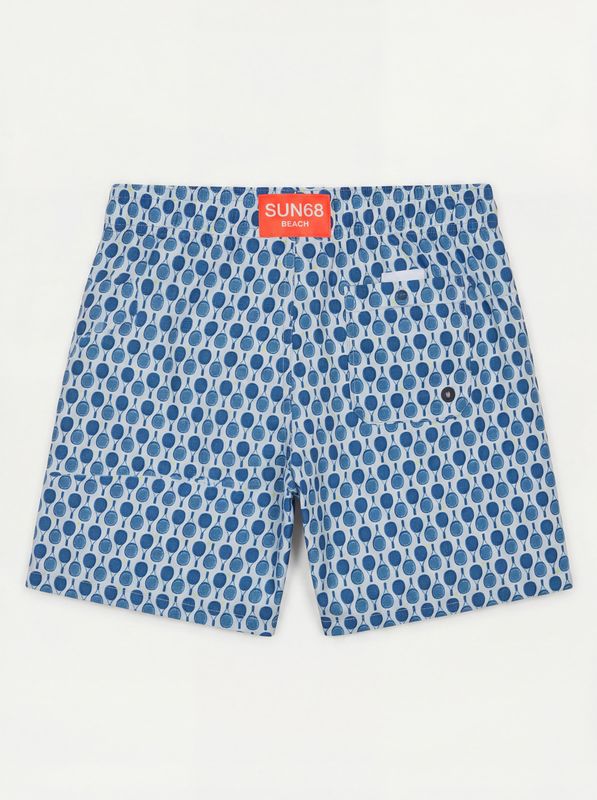 2. SUN 68 printed swimsuit White Sun68 h35311